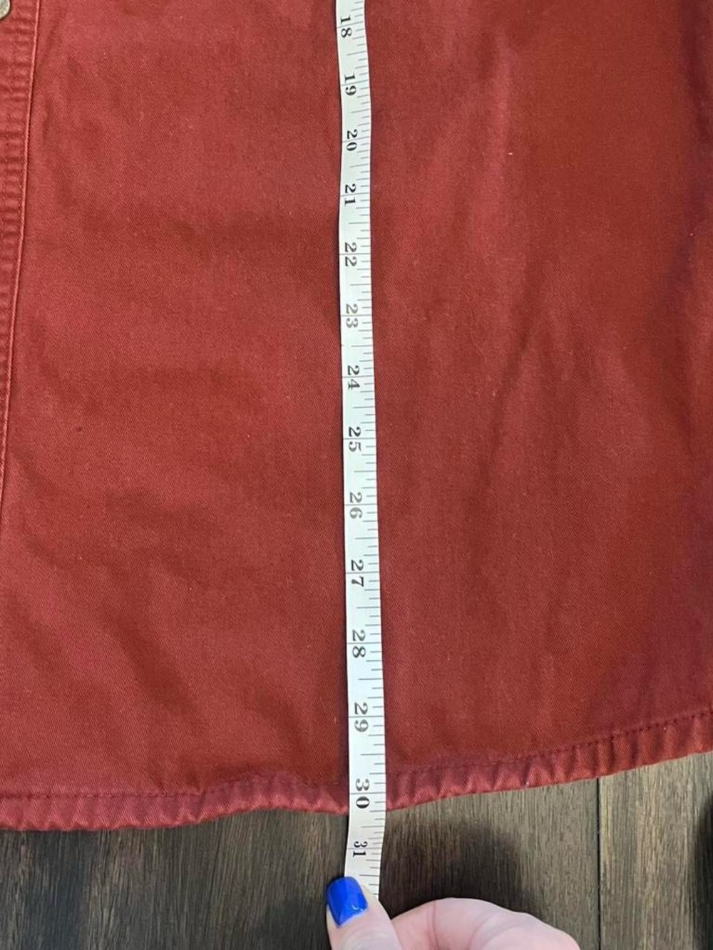 RedHead Red Button-Up Shacket - Picture 6 of 8
